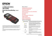Epson LABELWORKS LW-Z700 Gebruikershandleiding