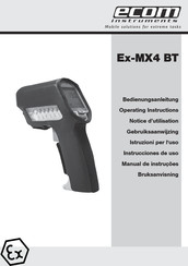 Ecom Instruments Ex-MX4 BT Gebruiksaanwijzing