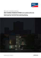 SMA FLEXIBLE STORAGE SYSTEM Beknopte Installatiehandleiding