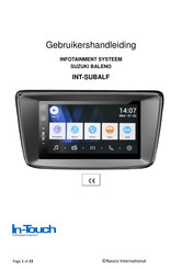 Suzuki INT-SUBALF Gebruikershandleiding