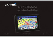Garmin Nuvi 3500 Series Gebruikershandleiding