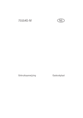 AEG 75554G-M Gebruiksaanwijzing