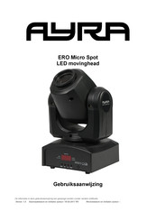 Ayra ERO Micro Spot Gebruiksaanwijzing