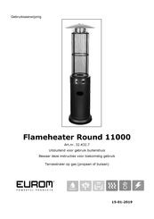 EUROM Flameheater Round 11000 Gebruiksaanwijzing