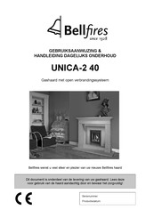 Bellfires UNICA-2 40 Gebruiksaanwijzing En Handleiding Dagelijks Onderhoud