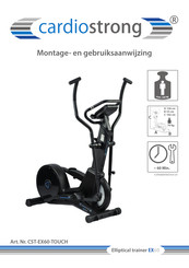 CARDIOSTRONG CST-EX60-TOUCH Montage- En Gebruiksaanwijzing