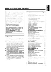 Philips VR 969/02 Gebruiksaanwijzing