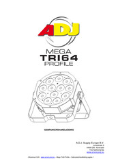 American DJ Mega Tri64 Profile Gebruikershandleiding
