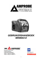 Amprobe Promax Minimax-E Gebruikershandleiding