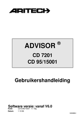 Aritech ADVISOR CD 3048 Gebruikershandleiding