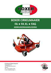BOXER AGRI FA XL Series Gebruikershandleiding
