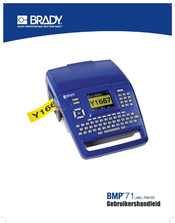 Brady BMP 71 Gebruikershandleiding