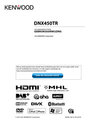 Kenwood DNX450TR Gebruiksaanwijzing