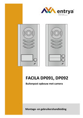 Entrya FACILA DP091 Montage- En Gebruikershandleiding