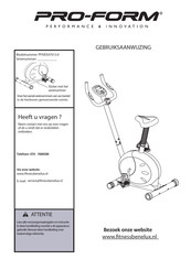 Pro-Form PFIVEX47013.0 Gebruiksaanwijzing