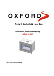 Oxford NOVA FRONT Handleiding/Gebruiksaanwijzing