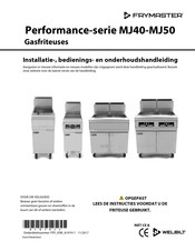 Frymaster Performance Series Installatie-, Bedienings- En Onderhoudshandleiding