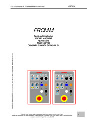 Fromm FS360 Series Handleiding