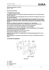Gira 2302 Bedieningshandleiding