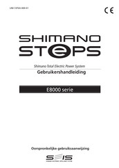 Shimano Steps E8000 Series Gebruikershandleiding