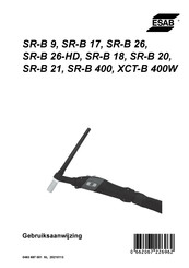 ESAB SR-B 9 Gebruiksaanwijzing