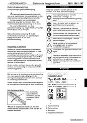 Solo 165 Gebruiksaanwijzing