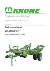 Krone 1017880 Handleiding