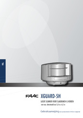 FAAC XGUARD-5H Gebruiksaanwijzing