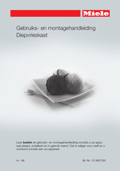 Miele F 12011 S-2 Gebruiks- En Montagehandleiding