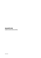 Suunto D5 Gebruikershandleiding