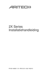 Aritech 2X Series Installatiehandleiding