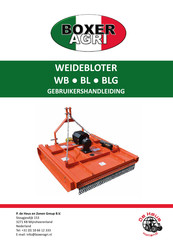 BOXER AGRI WB500 Gebruikershandleiding
