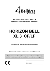 Bellfires Horizon Bell XL 3 CF Installatievoorschrift En Handleiding Voor Onderhoud