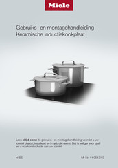 Miele KM 6879-1 Gebruiks- En Montagehandleiding