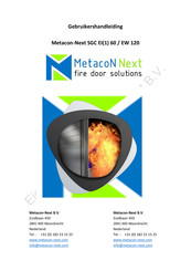 Metacon-Next SGC EI1 60 Gebruikershandleiding