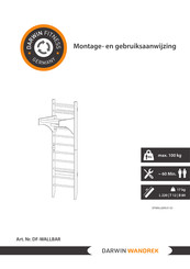 Darwin Fitness DF-WALLBAR Montage- En Gebruiksaanwijzing