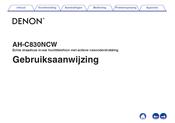 Denon AH-C830NCW Gebruiksaanwijzing