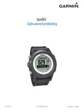 Garmin quatix Gebruikershandleiding
