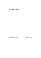 AEG LAVAMAT 64857 L Gebruiksaanwijzing