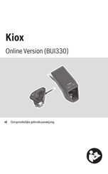 Bosch Kiox BUI330 Oorspronkelijke Gebruiksaanwijzing