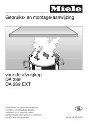 Miele DA 289 Gebruiks- En Montagehandleiding