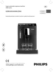 Philips HD8821 Gebruiksaanwijzing