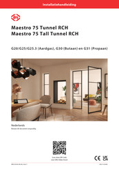 Dru Maestro 75 Tunnel RCH Installatiehandleiding