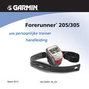 Garmin Forerunner 305 Handleiding