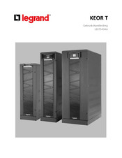 LEGRAND KEOR T 100KVA Gebruikshandleiding