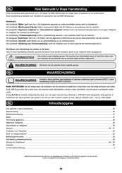 Belle BMD 300 Handleiding