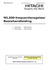 Hitachi WL200-110H Handleiding