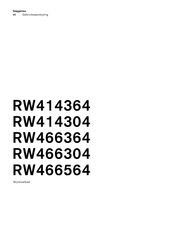 Gaggenau RW414364 Gebruiksaanwijzing