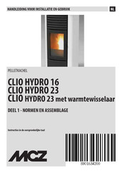 MCZ CLIO HYDRO 23 Handleiding Voor Installatie En Onderhoud