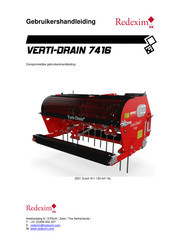Redexim VERTI-DRAIN 7416 Gebruikershandleiding